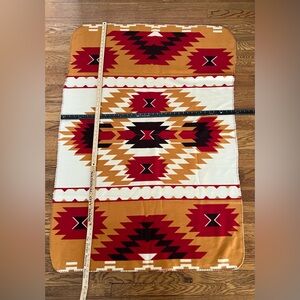 St Labre Indian School Soft Fleece Small Lap Blanket Throw,  38" x 58" Montana